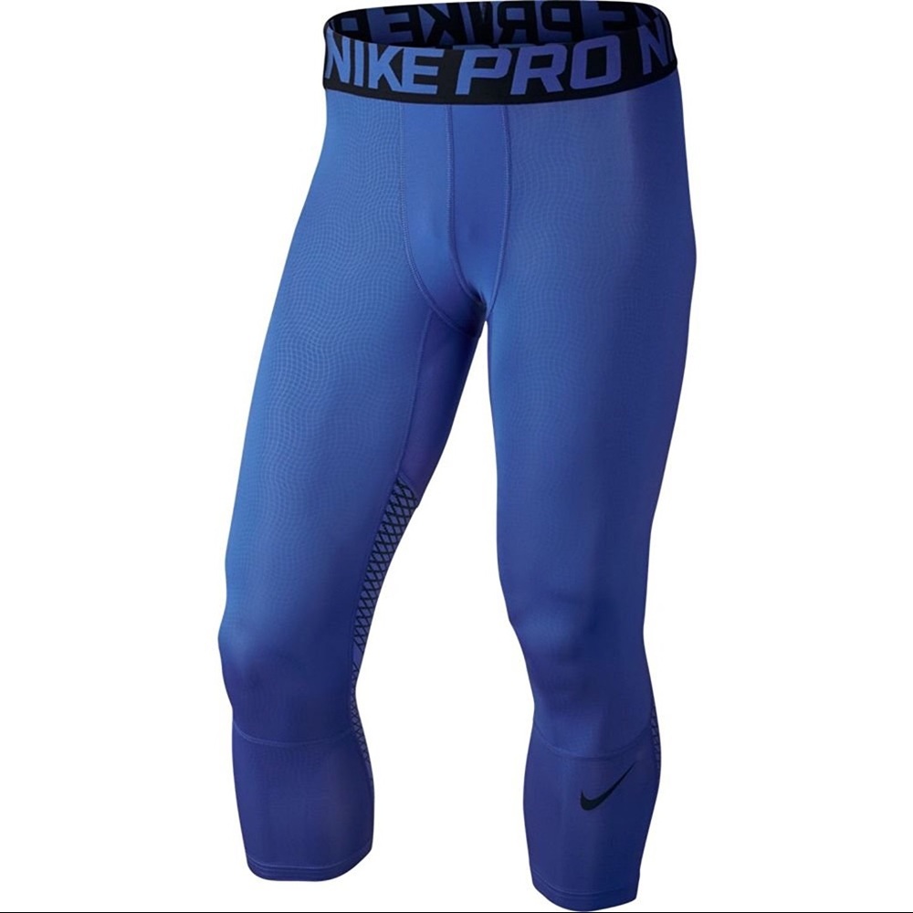 Nike Pro Mens Tights Compressipn Large Blue